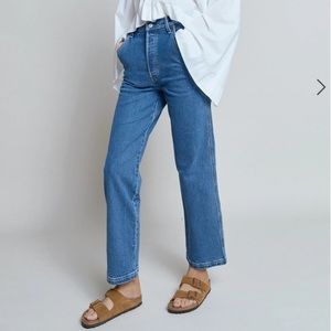 LEVIS Ribcage straight utility high rise carpenter jeans women’s 25